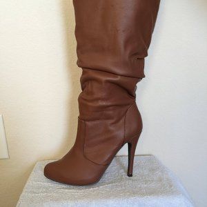 Shoe Dazzle, tall boot, pull on, size 8.5